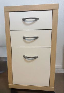 Vintage IKEA 3 Drawers Mobile File Cabinet $50