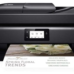 HP OfficeJet 5255 Wireless All-in-One Printer Black, HP Instant Ink, Works with Alexa (M2U75A)