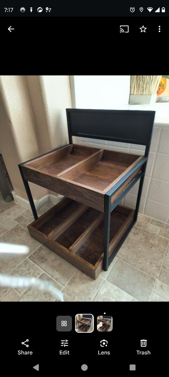 Wood Divider Organizer Shelf