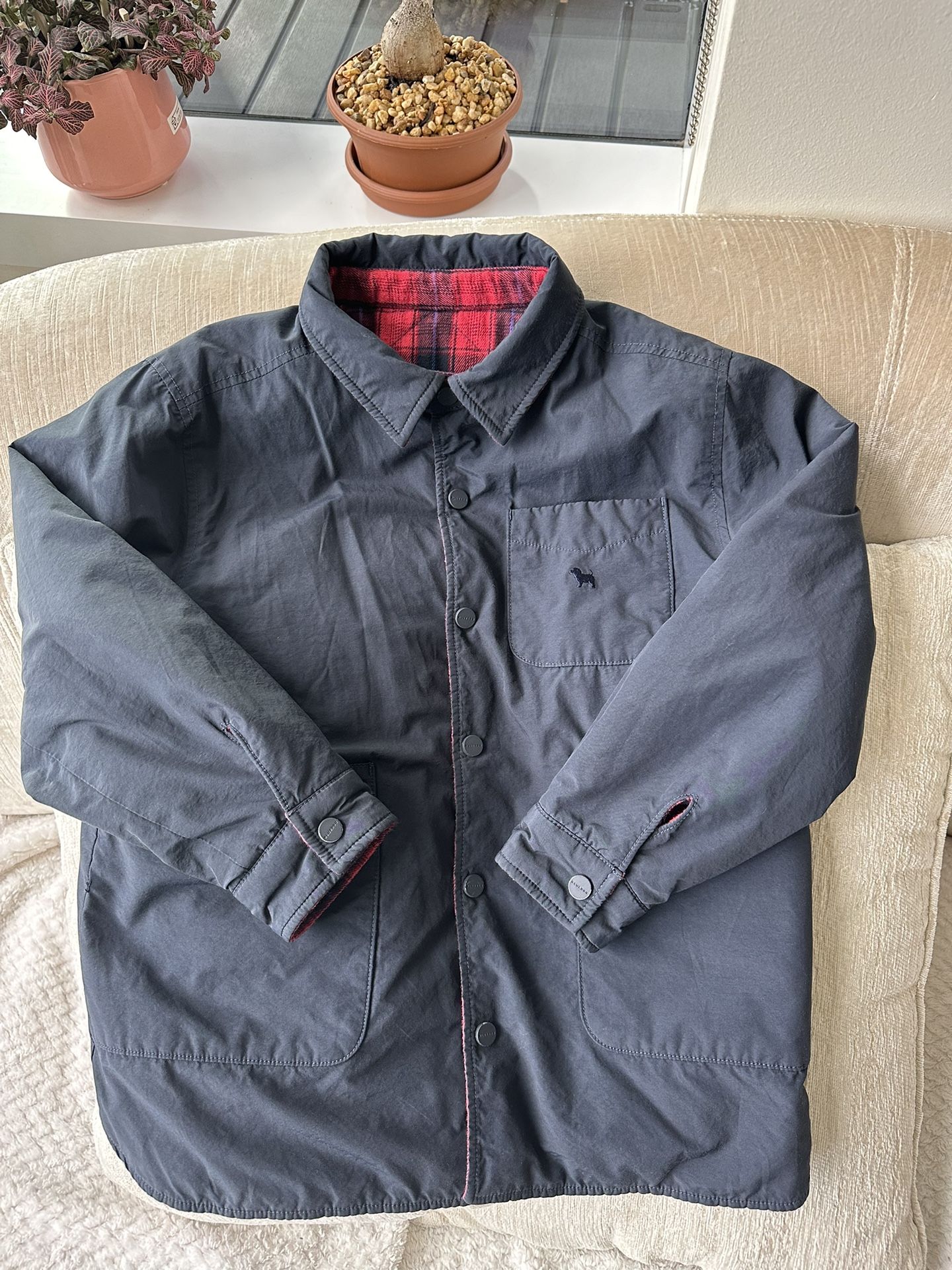 Bluedog Reversible Flannel Jacket For Kids ( Age 6-9)