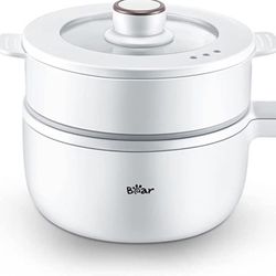 Electric Hotpot With Steamer