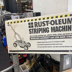 Rust Oleum Striping Machine 