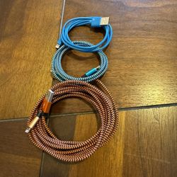 Five USB-to-Lightning Cables