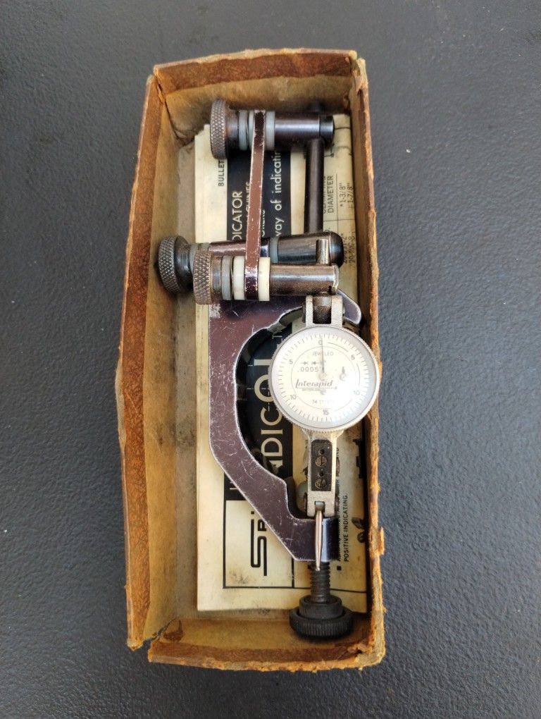 Indicol And Interapid Dial Indicator Tools 
