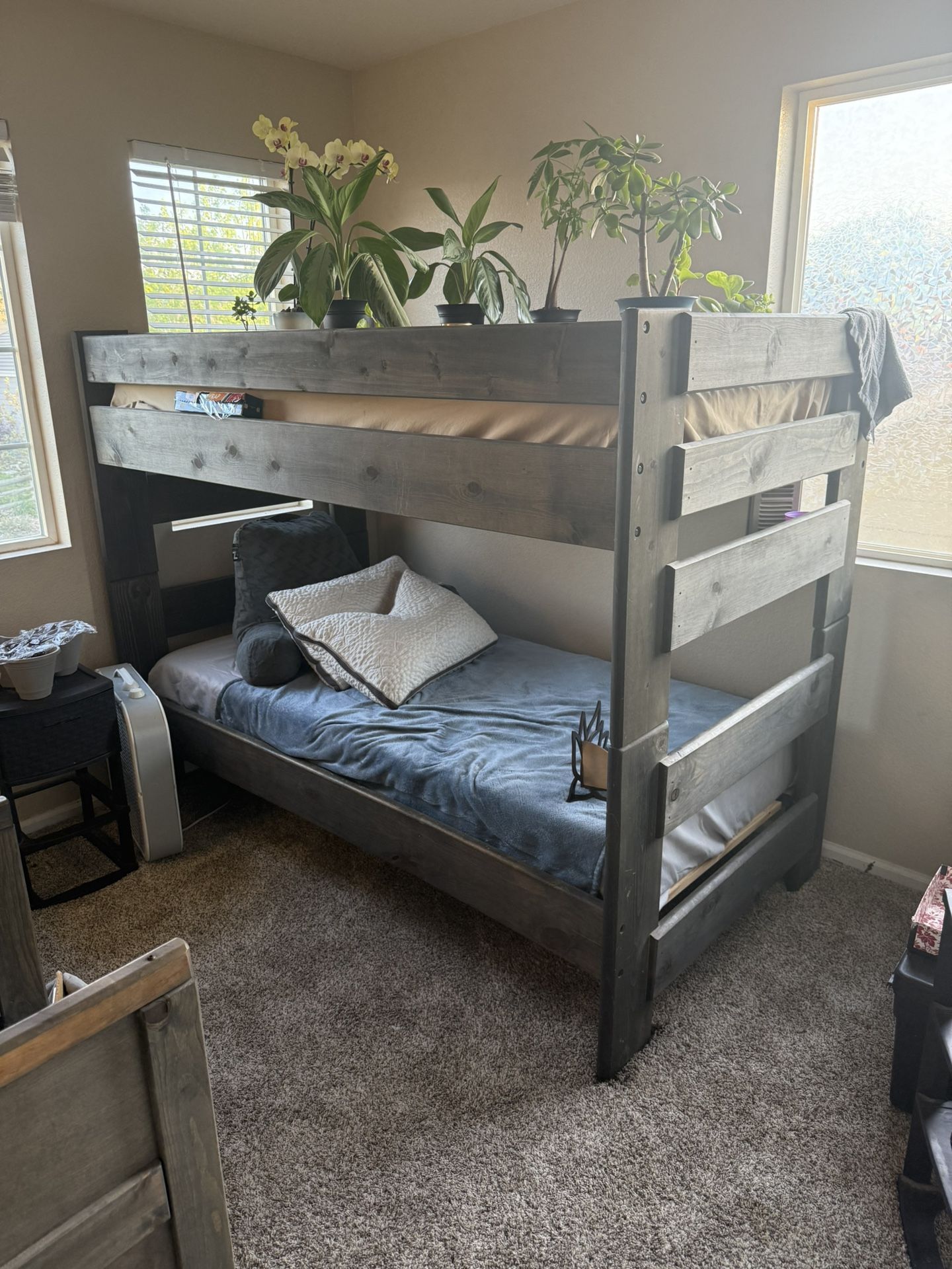Twin Bunk bed With Staircase Storage 