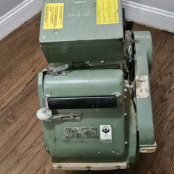 Hummel sanding machine, with dolly and cables