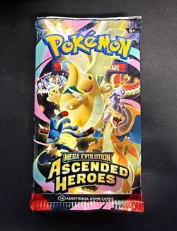 Ascended heroes single pack sleeves pokemon
