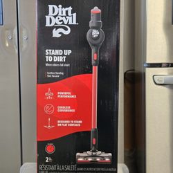 The Dirt Devil Cordless Standing Stick Vacuum is perfect for both deep cleaning and quick pickups. Enjoy the cordless freedom
