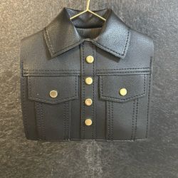 Black Jacket Purse With Gold Hardware (strap Included)
