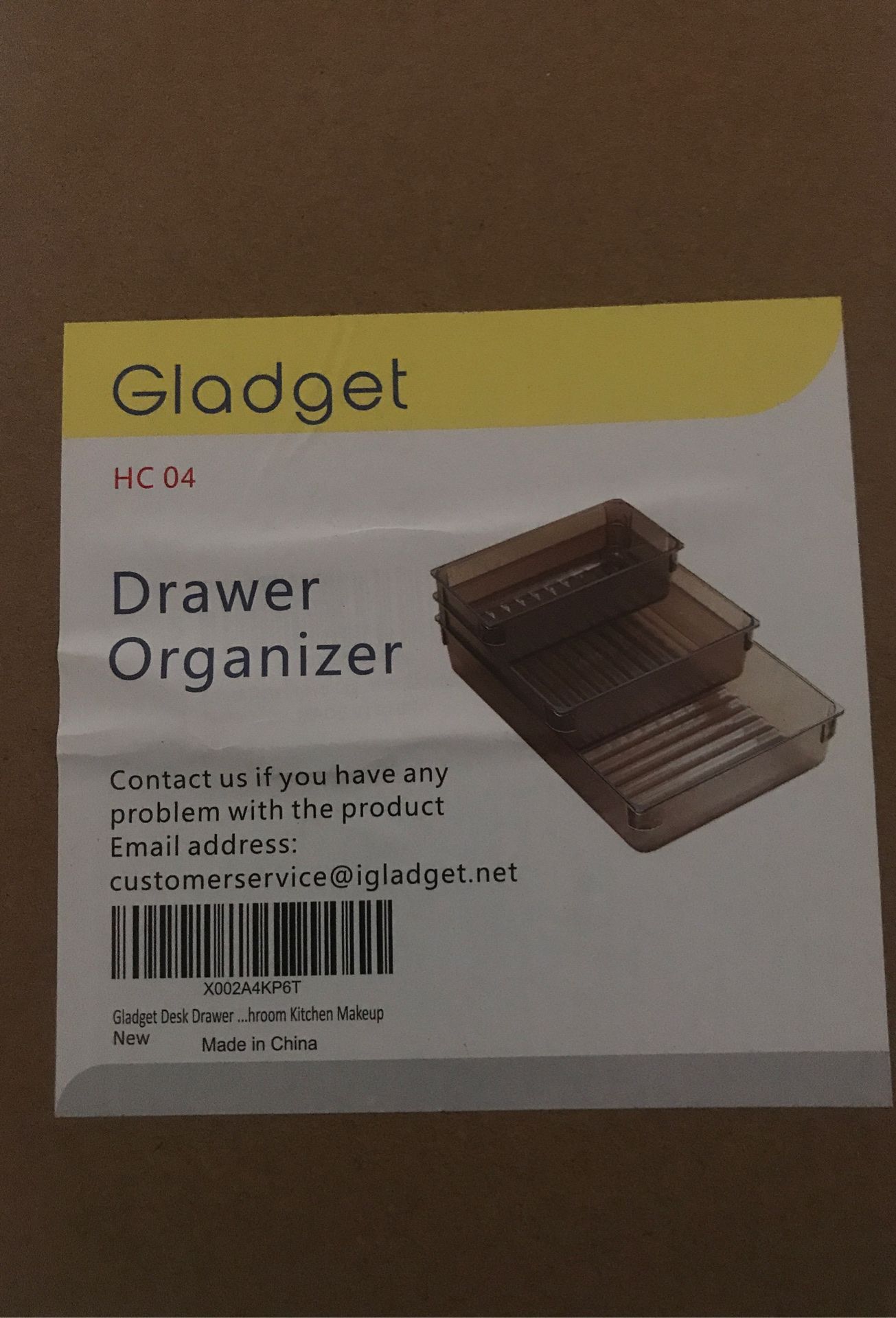 Gladget Drawer organizer