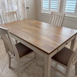 Dining Table with 4 Chairs For Sale