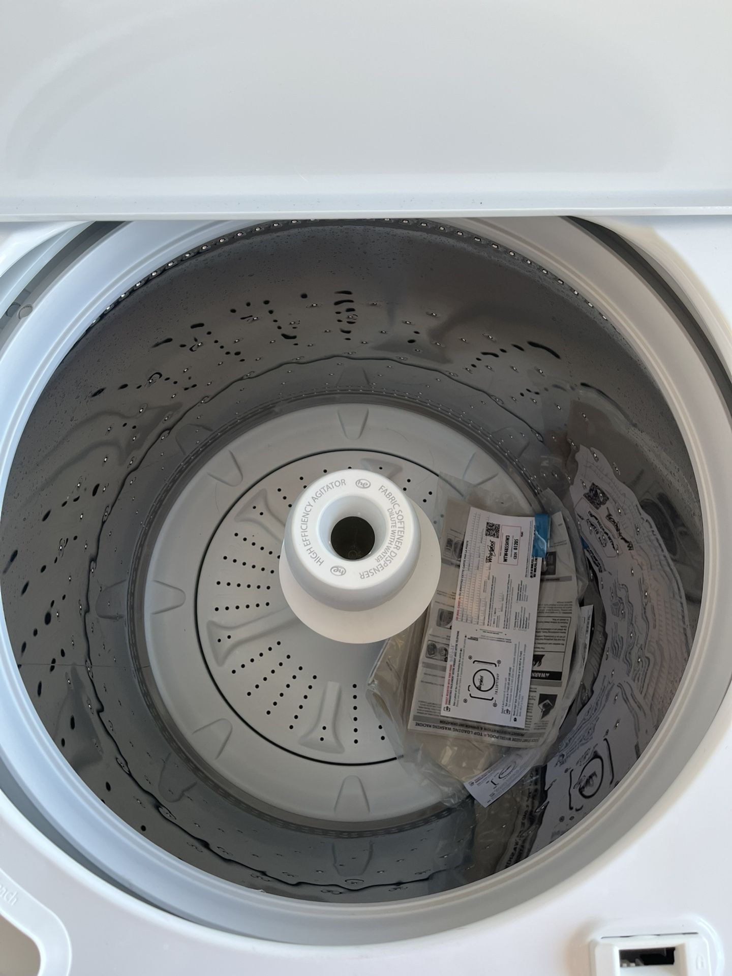 NEW Whirlpool washer and dryer