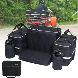 Ehaho ATV Rear Seat Storage Bags with Cooler Bag