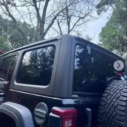 Jeep Wrangler Hard Top JL 4 Door 18-23 model with Bedliner coating 