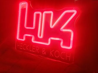 HK Heckler & Koch Light Up Display Store Sign 