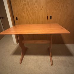Wood Table From Breakfast Nook Set