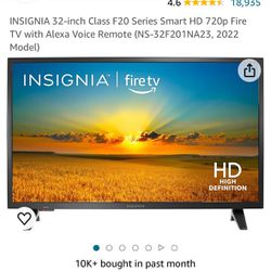 Insignia 32” Class F 20 Series Smart Hd 720 P Fire Tv With Alexa Voice Remote