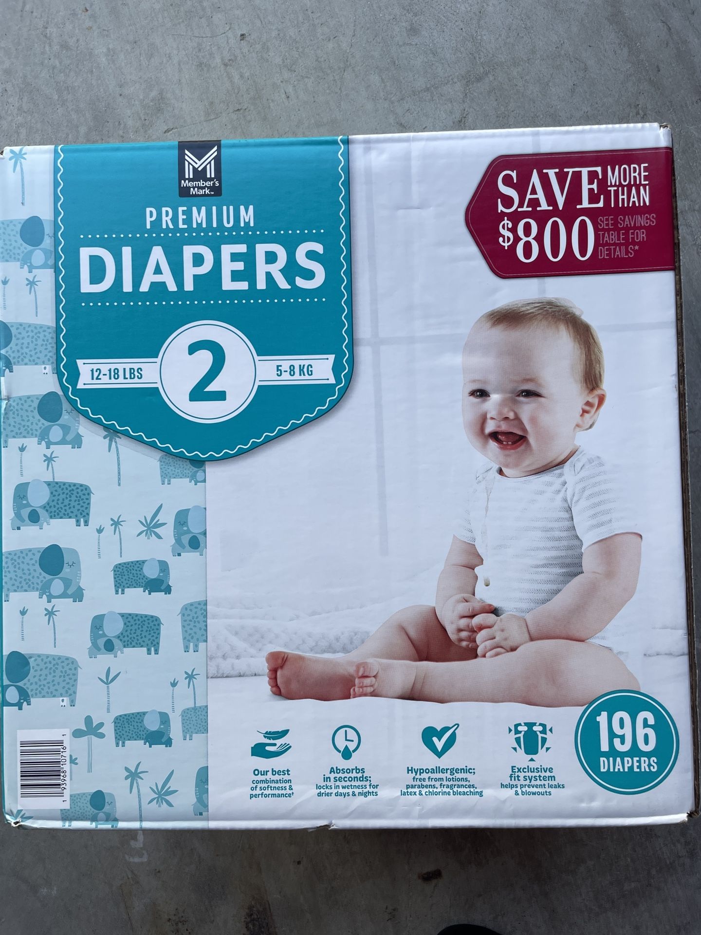 size 2 diapers