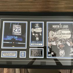 Martin St Louis autograph collage