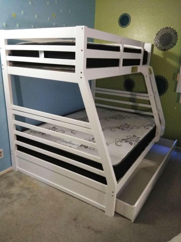 Full Twin Bunk Beds W Mattresses Included Furniture In Lakewood Full Twin Bunk Beds W Mattresses Included Furniture In Lakewood Ca Offerup