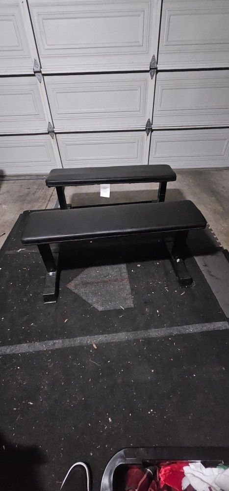 Weight Lifting Flat Bench X2