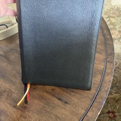 CSB Verse-by-Verse Reference Bible, Holman Handcrafted Collection, Black Premium Goatskin
