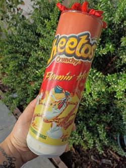 Hot Cheeto tumbler