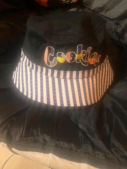 Cookies Bucket Hat Black Striped Brim