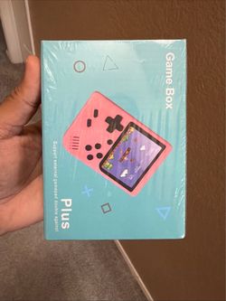 Game box player plus black unit device console handheld