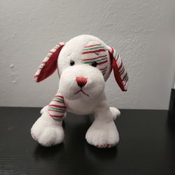 Ganz Webkinz Peppermint Puppy Plush. Christmas Dog HM467 No Code.