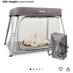 NewTravel baby popup crib with mattress