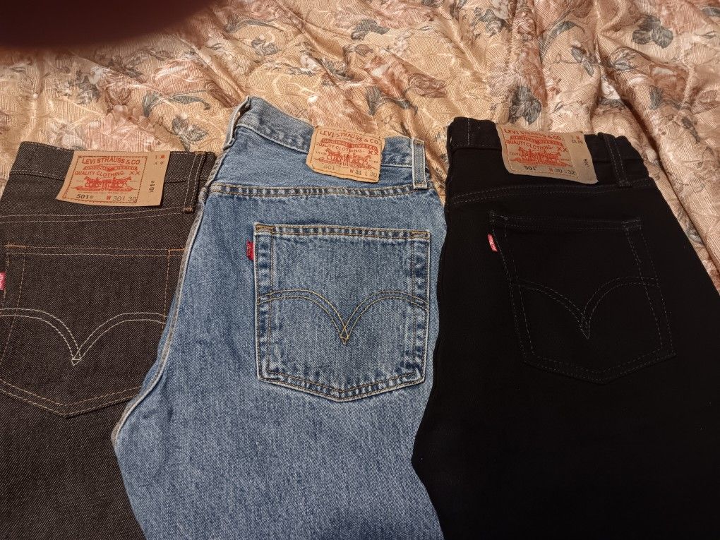 Levis 501 Button Fly