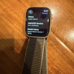 Apple watch series 7 (gps) 45mm aluminum