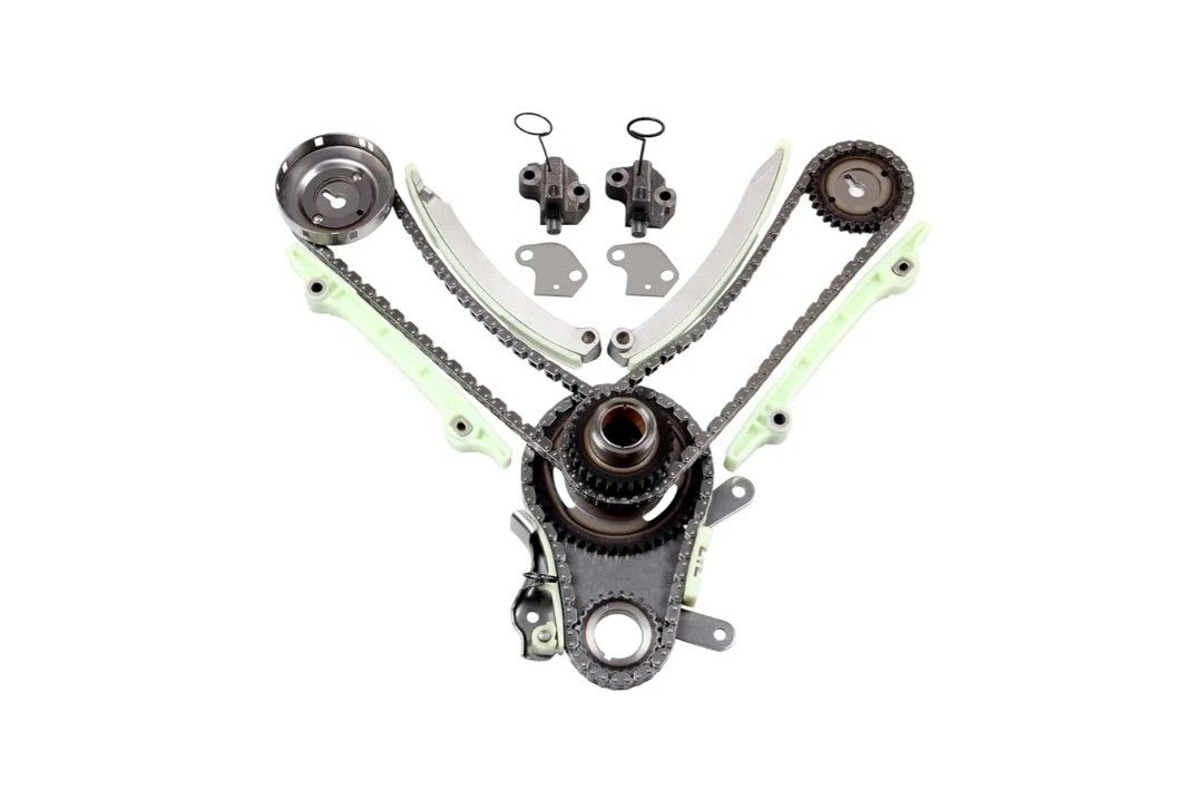 SCITOO TKMI047L Timing Chain Kit Tensioner Guide Rail Sprocket Crank Sprocket Idler Sprocket