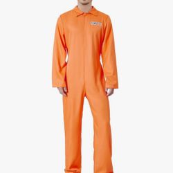 New Large Jail Inmate Penitentiary Costume Jumpsuit. Cash Only