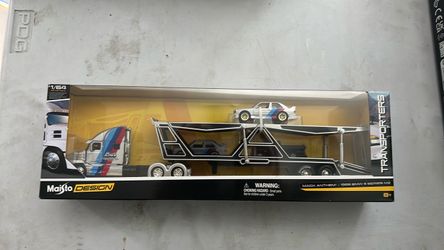 Maisto Design Transporters Mack Anthem & BMW M3 Set