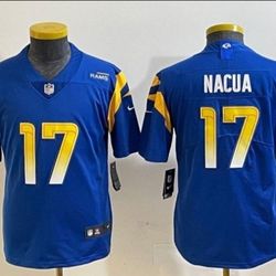 YOUTH LOS ANGELES RAMS STITCHED FOOTBALL JERSEY 