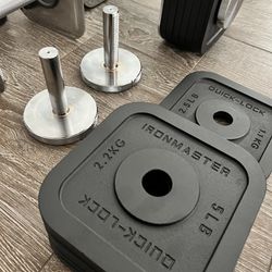 Ironmaster Adjustable Dumbbells (75 pounds each)