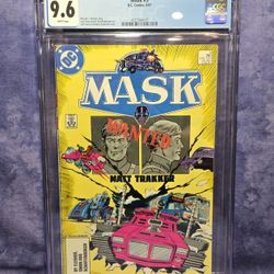Mask #5, 1987 • CGC 9.6 WP • Matt Trakker