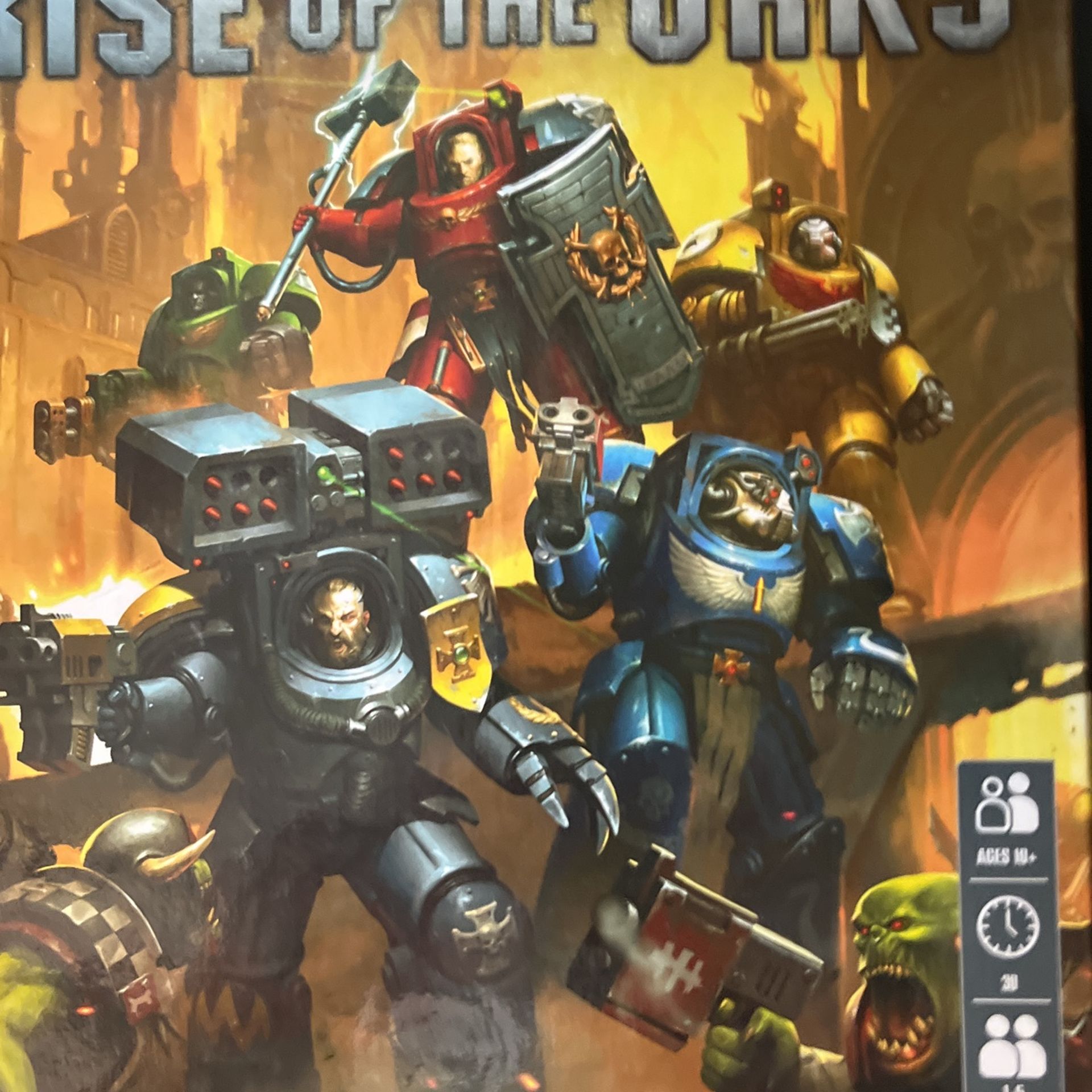 Space Marine Adventures Rise of The Orks Warhammer Games Workshop New