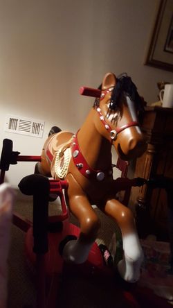 Blaze spring horse