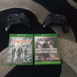 Xbox One Games And Controllers 