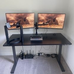 Desk & Monitors 