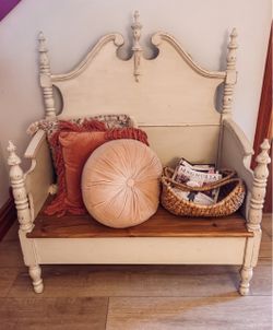 Vintage wooden bench