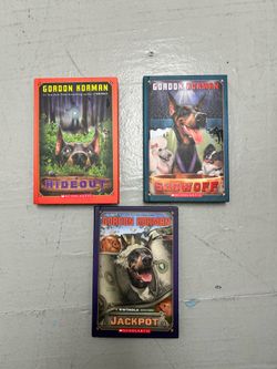 Hideout, Showoff, and Jackpot by Gordan Korman Hardcover