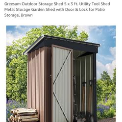 OUTDOOR SHED