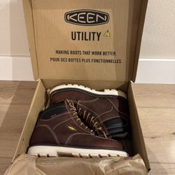 Brand New Men's KEEN Cincinnati 6" Waterproof 90° Heel Boot (Soft Toe) - Size 10