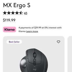 2 Logitech  Mx Ergo S  Mouses 