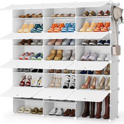 Shoe Storage Cabinet, 48 Pairs Shoe Rack