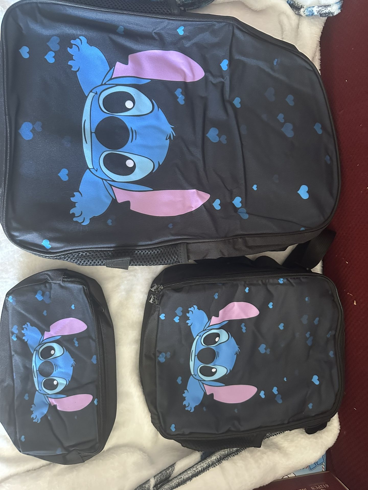 New Lilo And Stitch, Backpack, Lunchbox And Pencil Case Cases